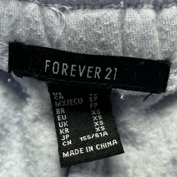 Forever 21 Sweatpants Joggers Light Blue Size XS - Picture 5 of 5
